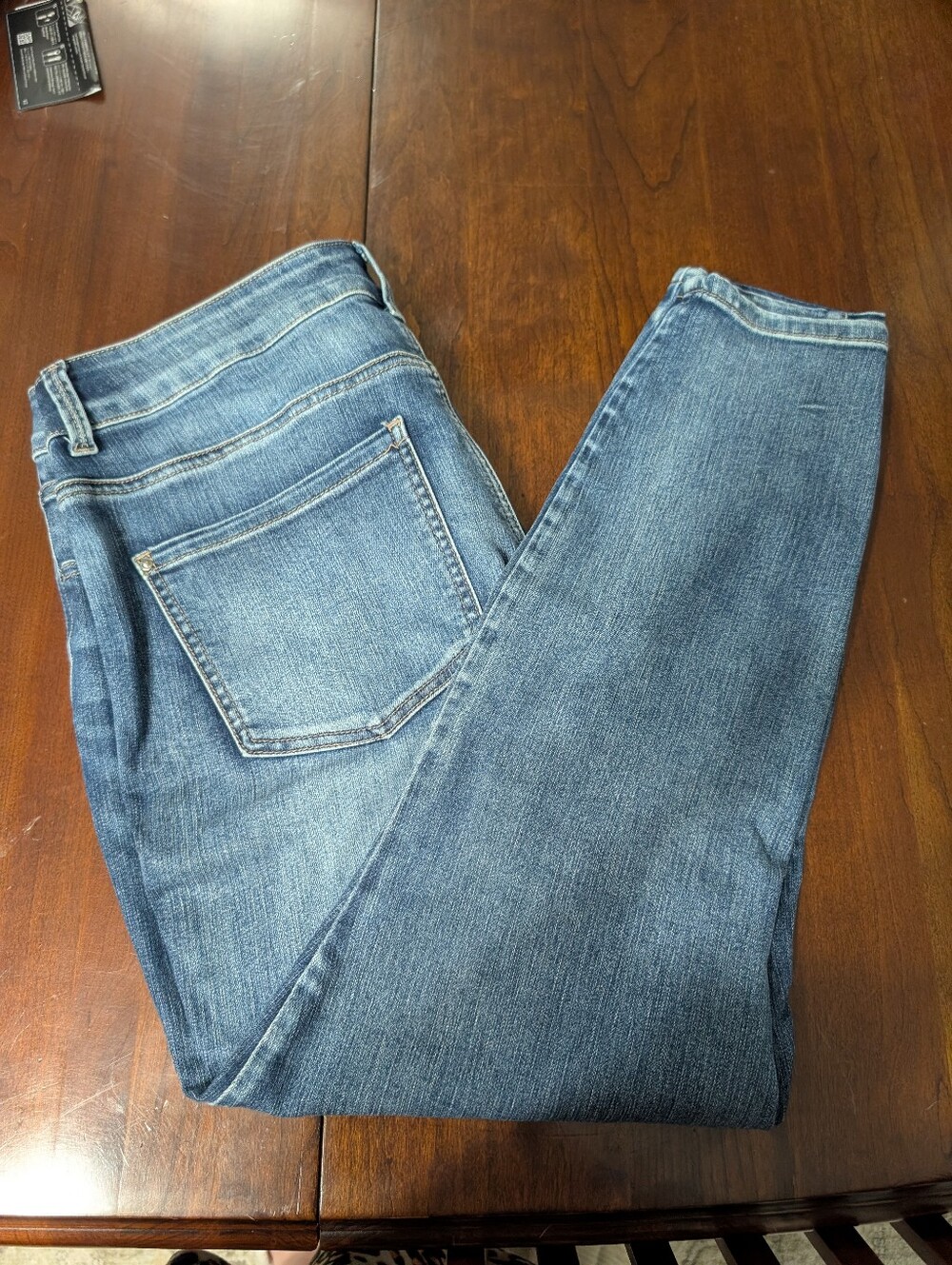 Maurices High Rise Everflex Skinny Jeans Light Medium Wash Size 14W Short - Picture 2 of 5